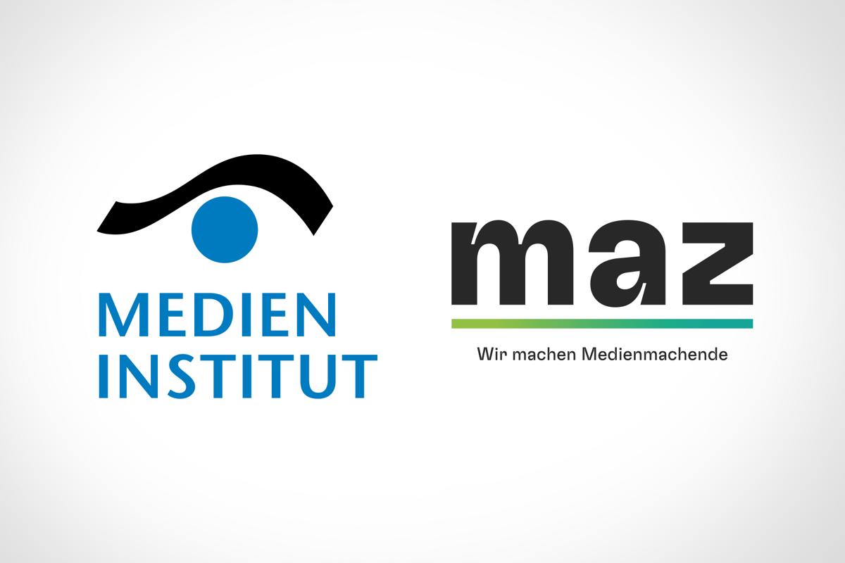 Bild Logos Medieninstitut & MAZ